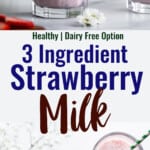 Strawberry Milk collage photo