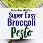 Broccoli Pesto collage photo