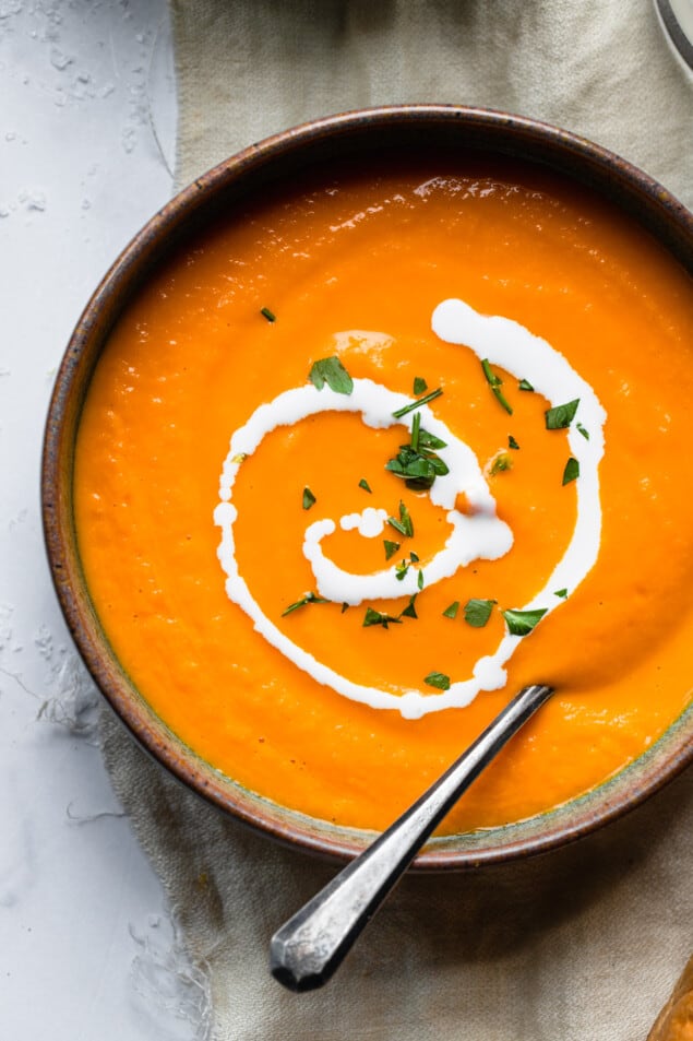 Carrot Ginger Soup - Food Faith Fitness