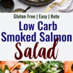 Smoked Salmon Salad collage photo