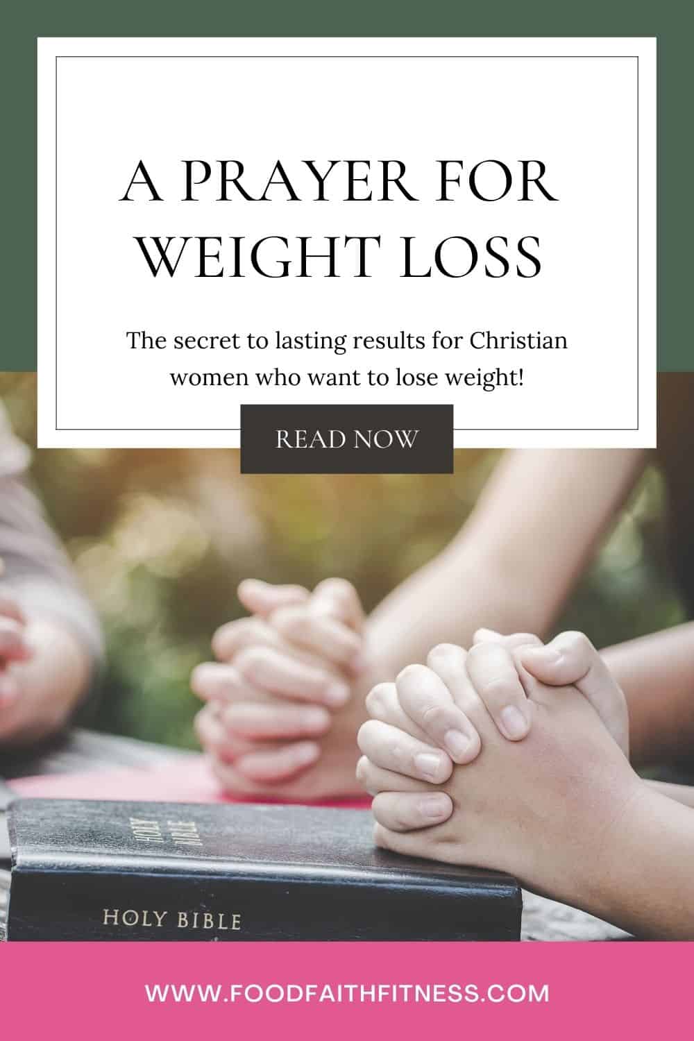 A Prayer For Weight Loss Food Faith Fitness