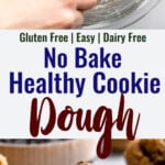 Healthy Cookie Dough collage photo