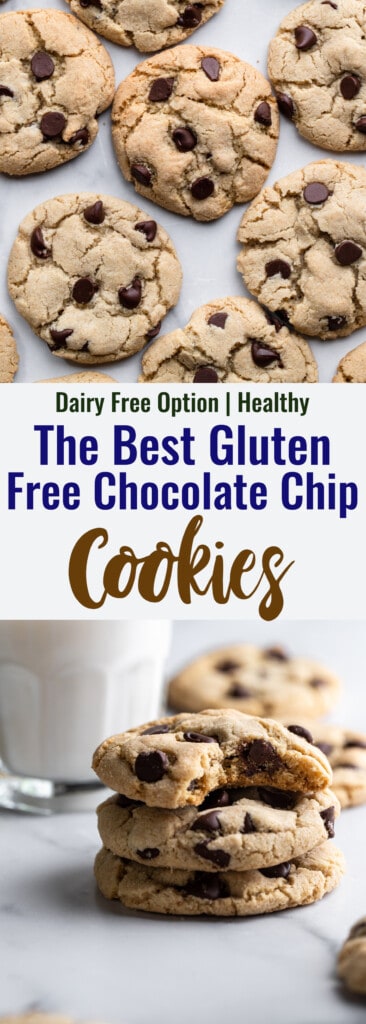 Gluten Free Chocolate Chip Cookies collage photo