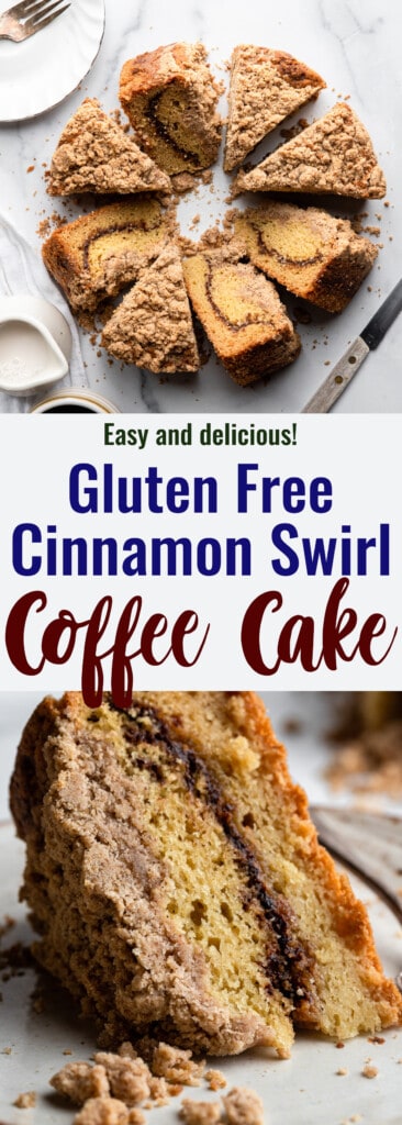 Gluten Free Coffee Cake collage photo