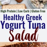Healthy Tuna Salad collage photo
