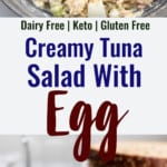 Tuna Salad Recipe with Egg collage photo