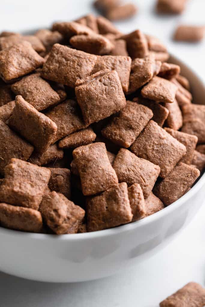 a bowl full of Protein Puppy Chow