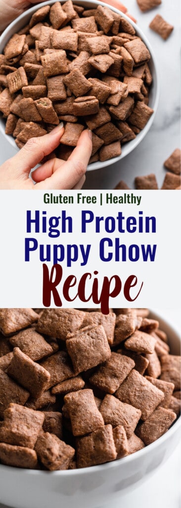 Protein Puppy Chow collage photo