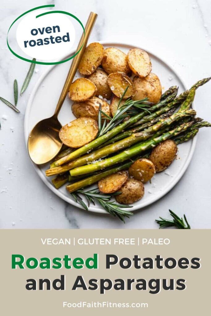Roasted Potatoes and Asparagus pin