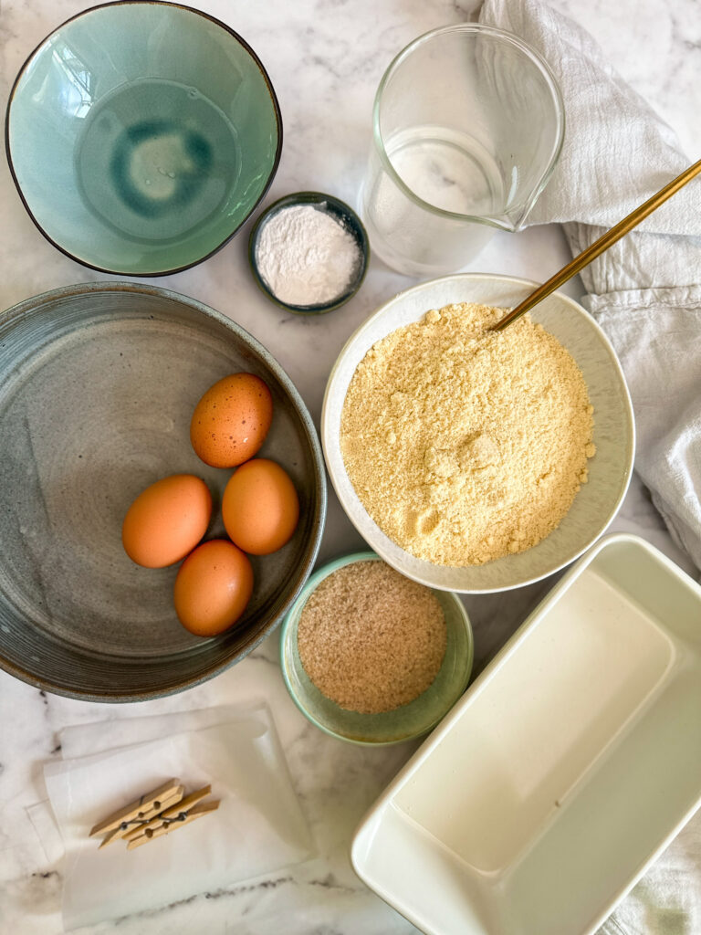 Keto Almond Flour Bread Featured Ingredients