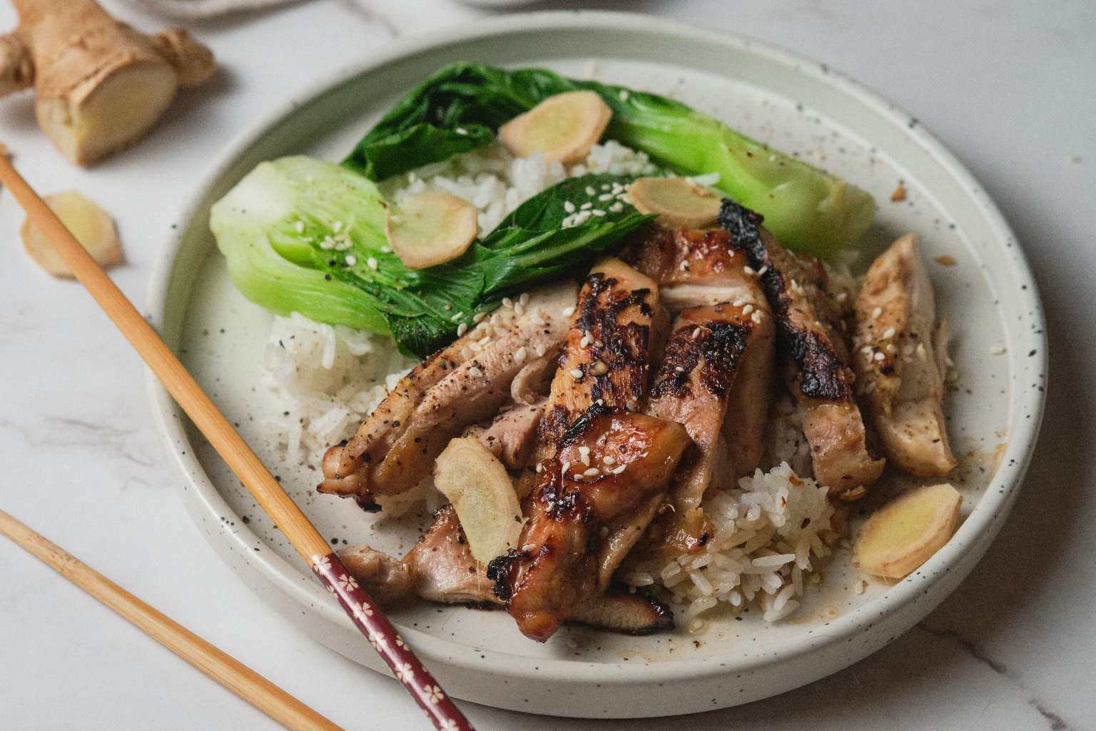 Asian Chicken Recipe (with Pak Choi)