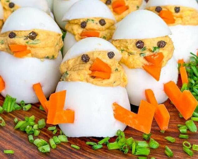 deviled eggs chicks