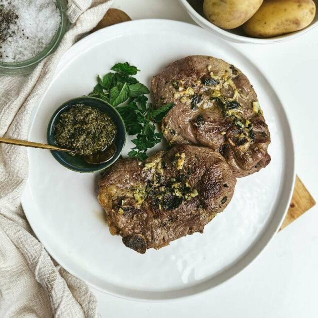 Oven Baked Lamb Chops