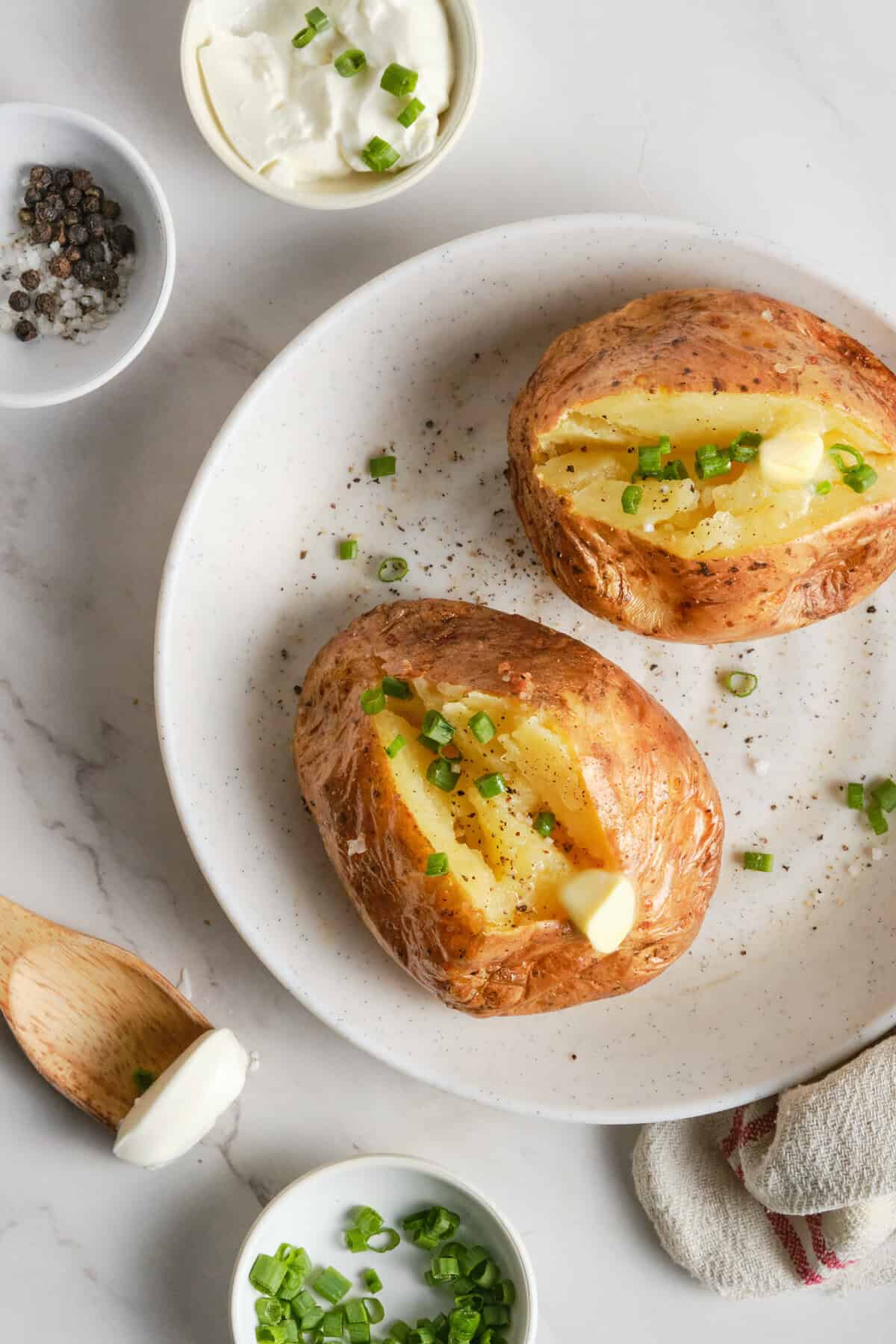 How to Bake a Potato in the Oven Food Faith Fitness