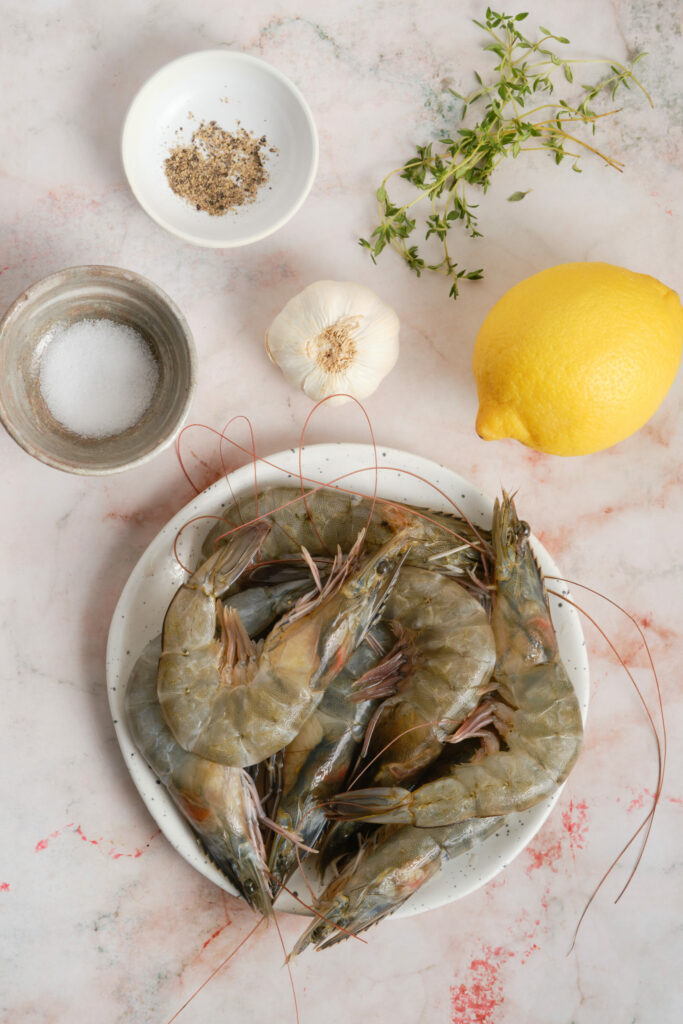 Quick Boiled Shrimp Recipe ingredients