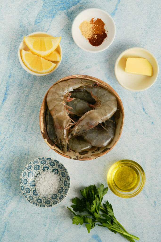 Easy Sautéed Shrimp ingredients