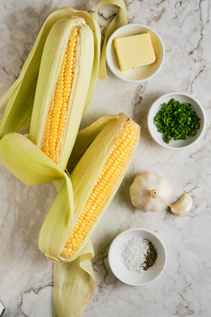 How to Boil Corn on The Cob ingredients