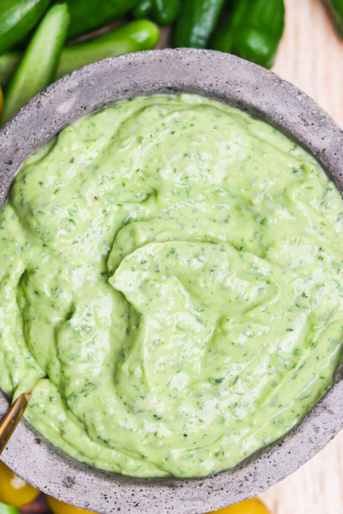 How to Make Green Goddess Dressing featured