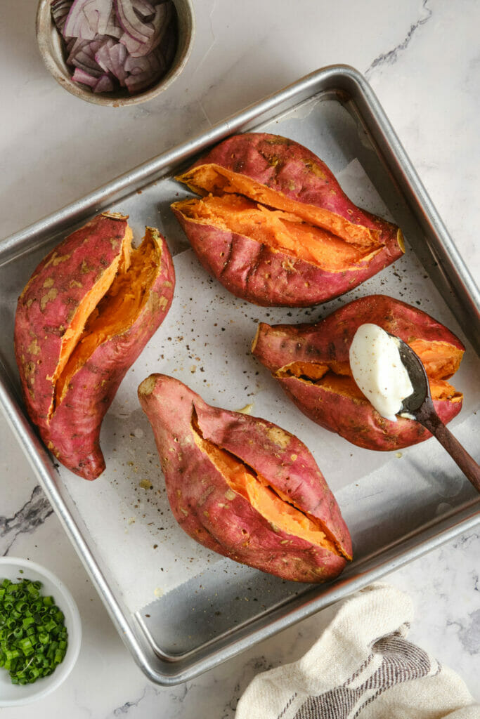 how to baked sweet potatoes