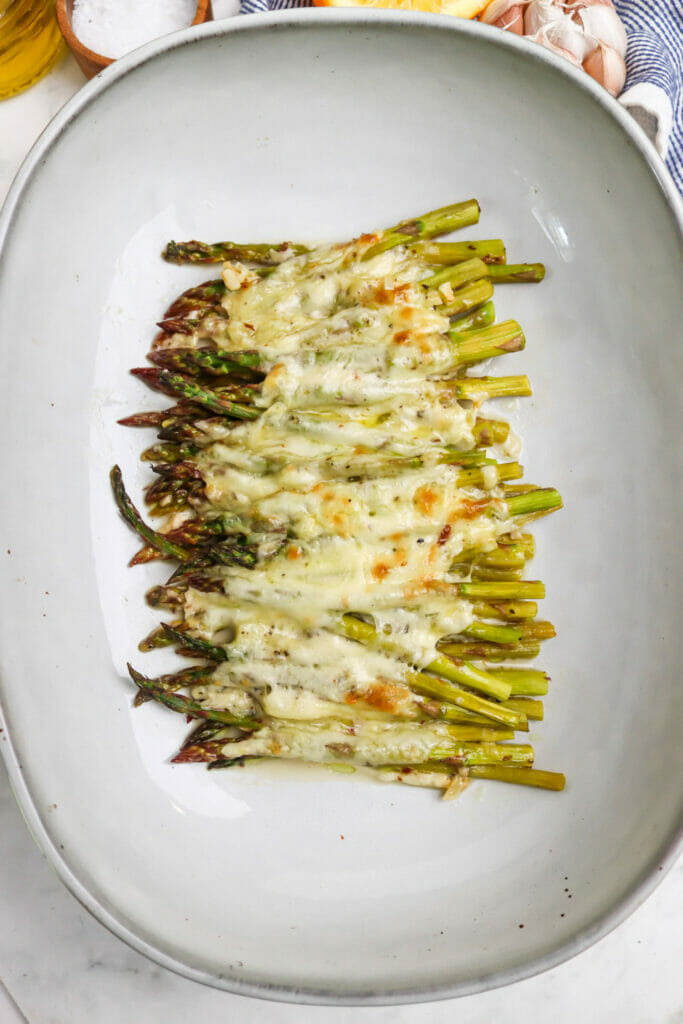 Easy Cheesy Baked Asparagus