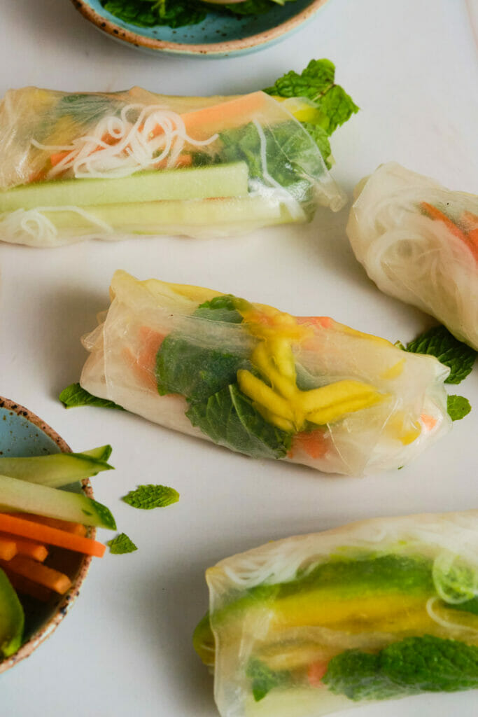 Rice Paper Wraps Recipe featured image above