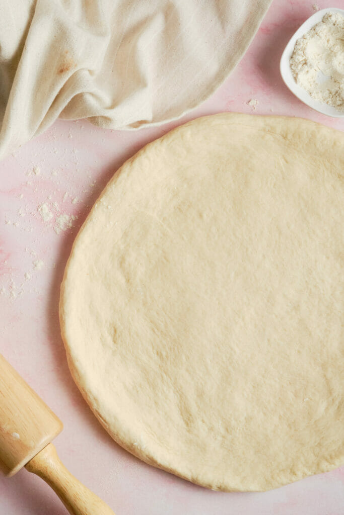Homemade Pizza Dough featured image below 2