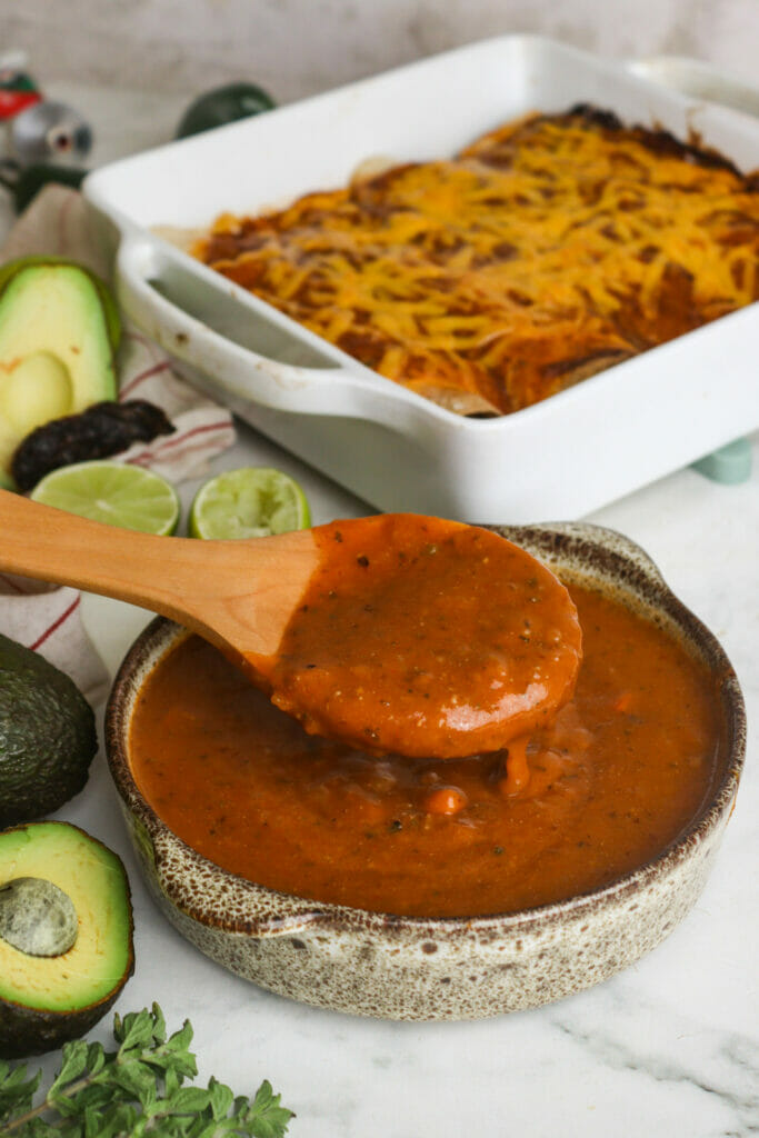 The Best Enchilada Sauce Recipe featured image below