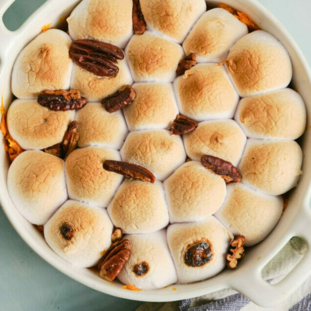 The Best Sweet Potato Casserole (with Marshmallows) featured below