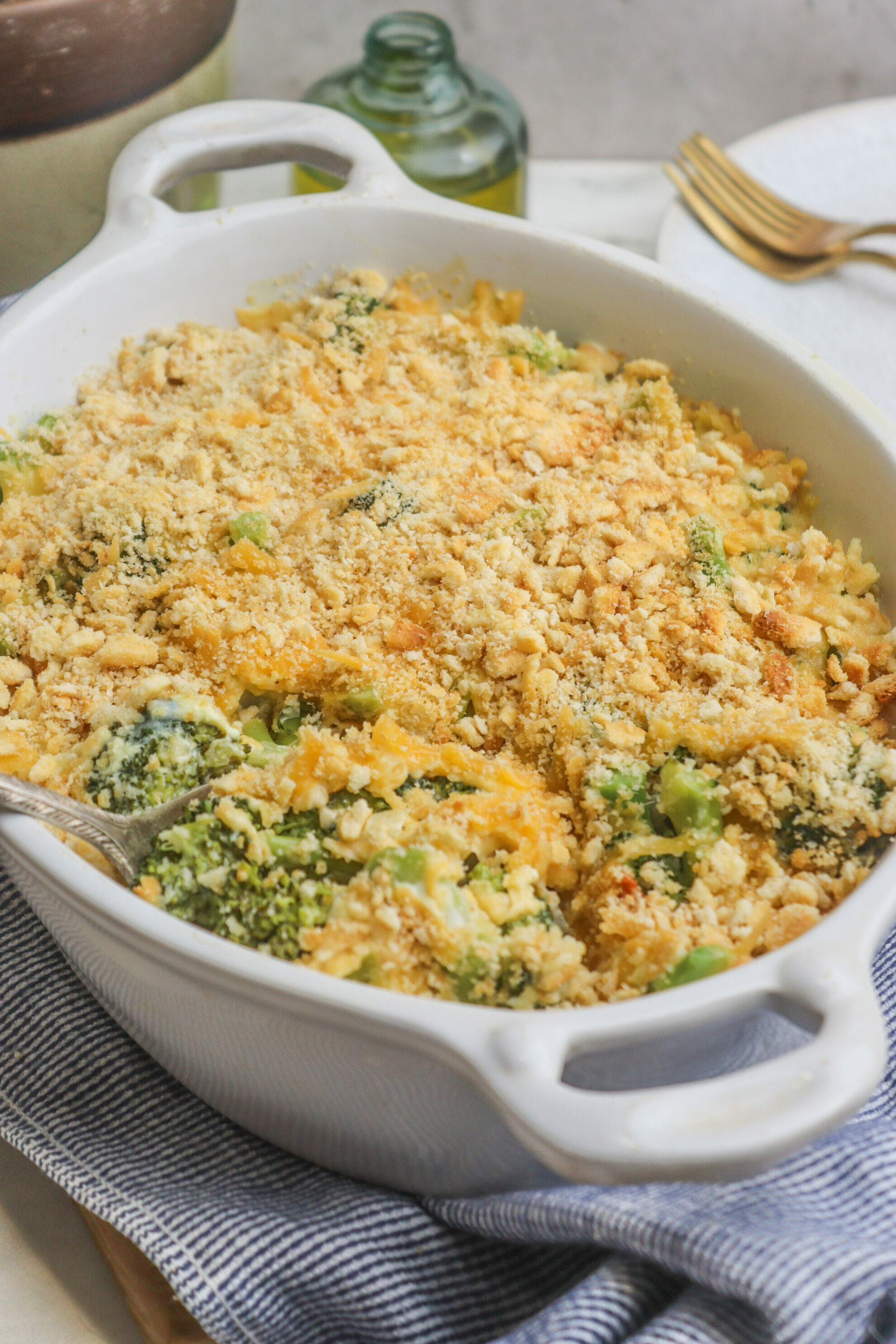 Easy Broccoli Cheese Casserole Recipe