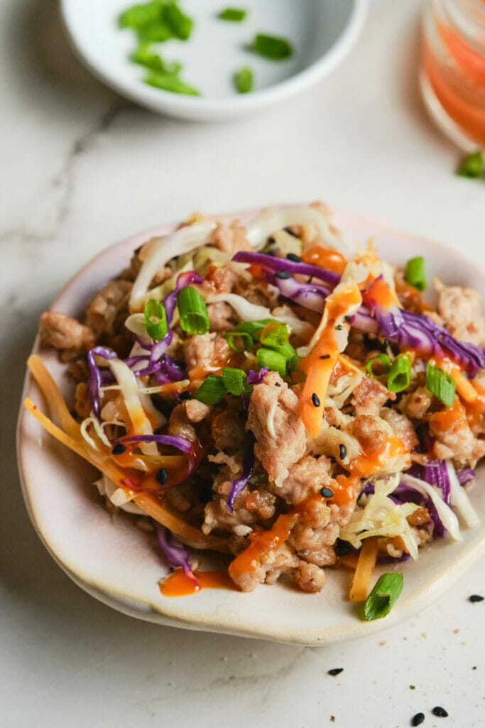 The Best Egg Roll in a Bowl Recipe (Whole30) featured image below