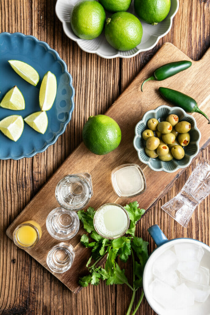 Mexican Martini Recipe ingredients