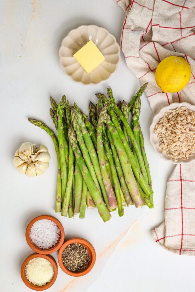 How to Make Crispy Asparagus ingredients
