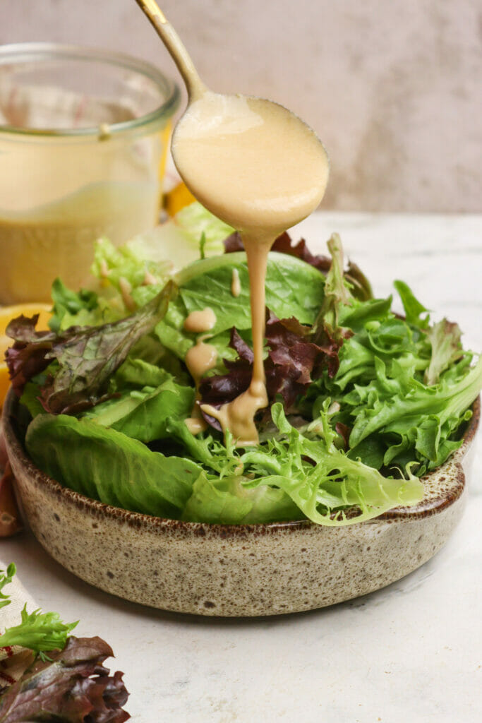 Tahini Salad Dressing Recipe (with Lemon) featured image below