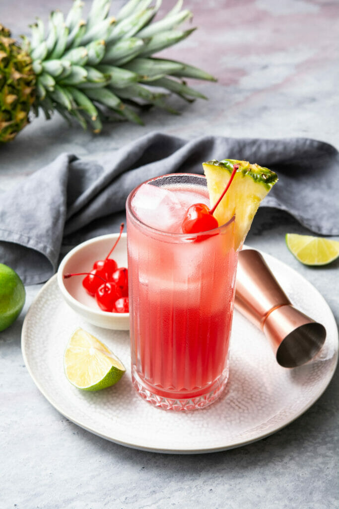 Easy Singapore Sling Recipe featured below