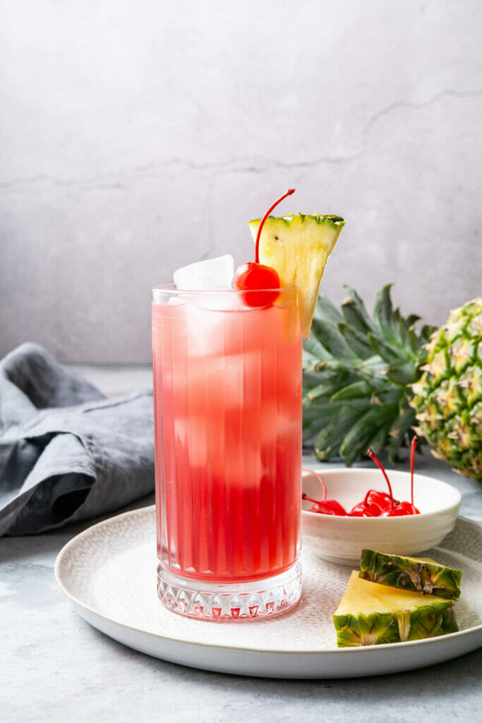 Easy Singapore Sling Recipe featured below