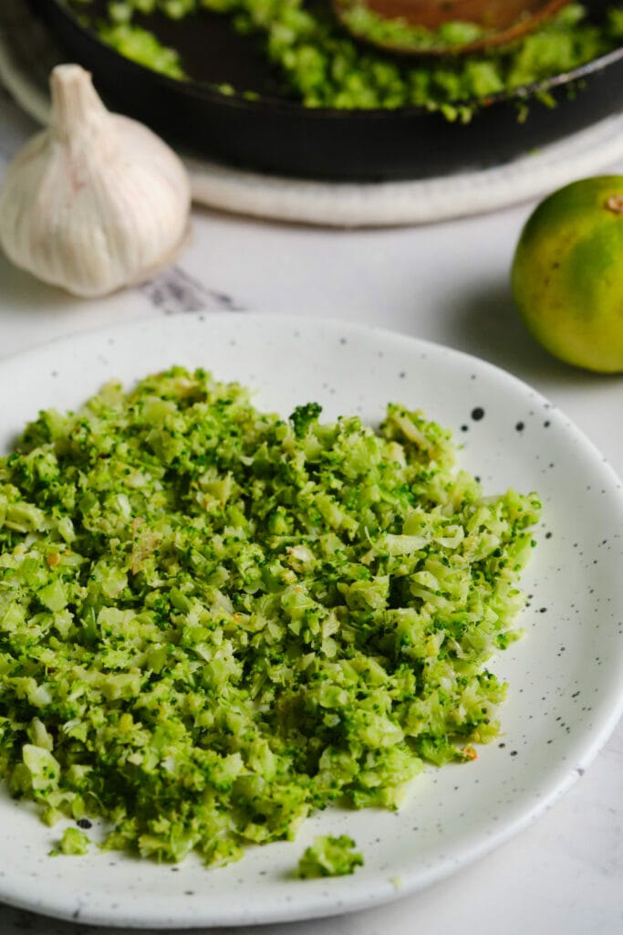 How to Make Broccoli Rice featured image above