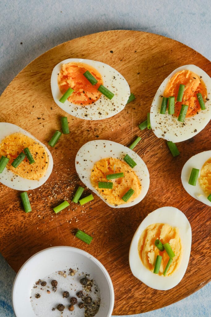 Steamed Hard-Boiled Eggs Recipe featured image below