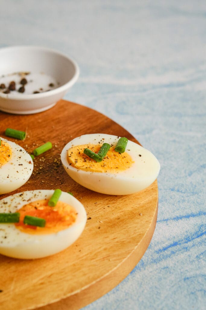Steamed Hard-Boiled Eggs Recipe featured image below