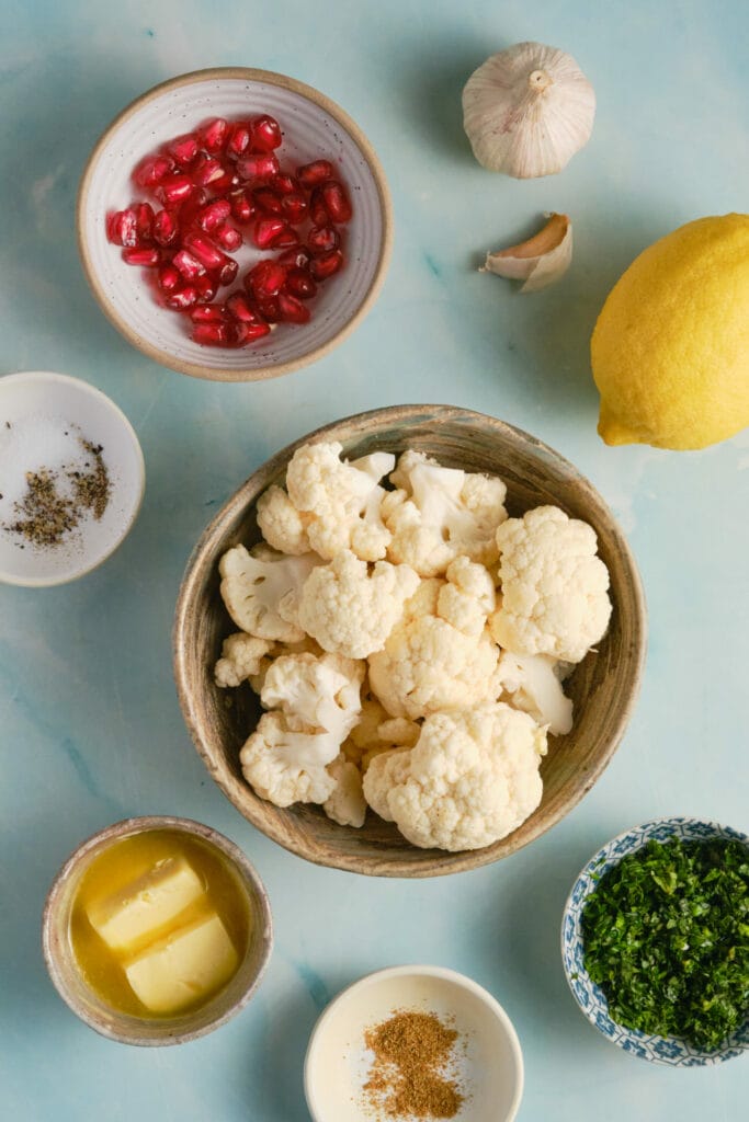 Herb Cauliflower Rice Recipe ingredients