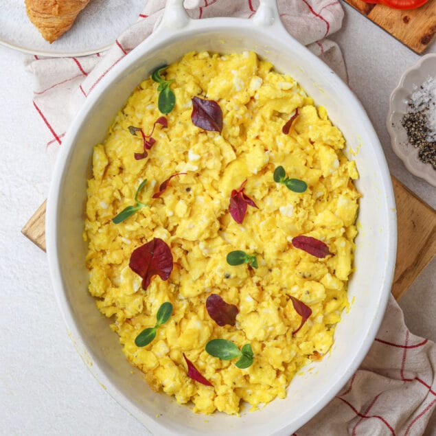Oven-Baked Scrambled Eggs featured image below
