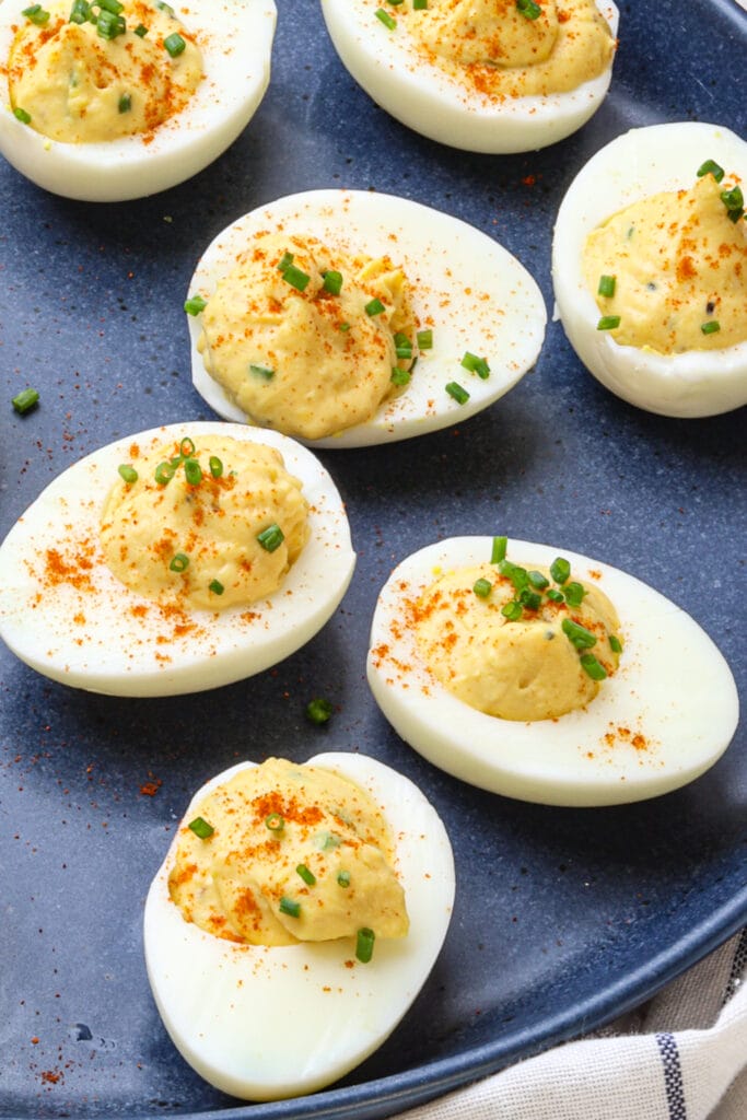 Horseradish Deviled Eggs Recipe featured image above