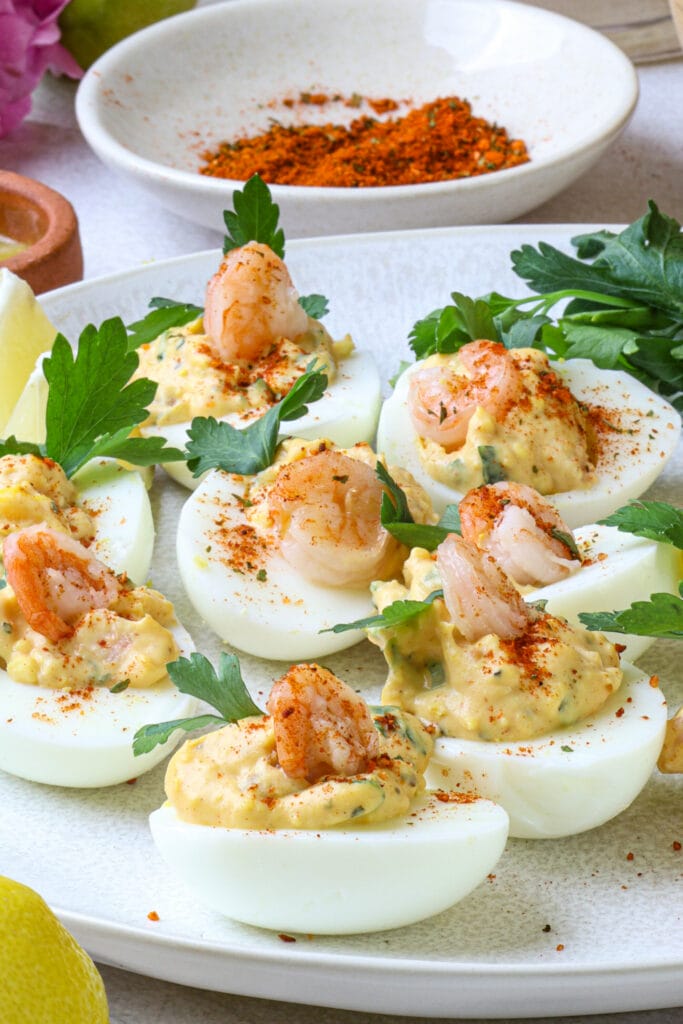 Shrimp Deviled Eggs featured image above