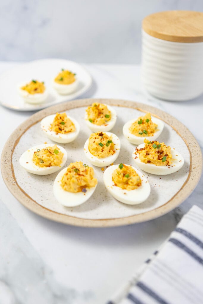 Spicy Deviled Eggs featured image above 
