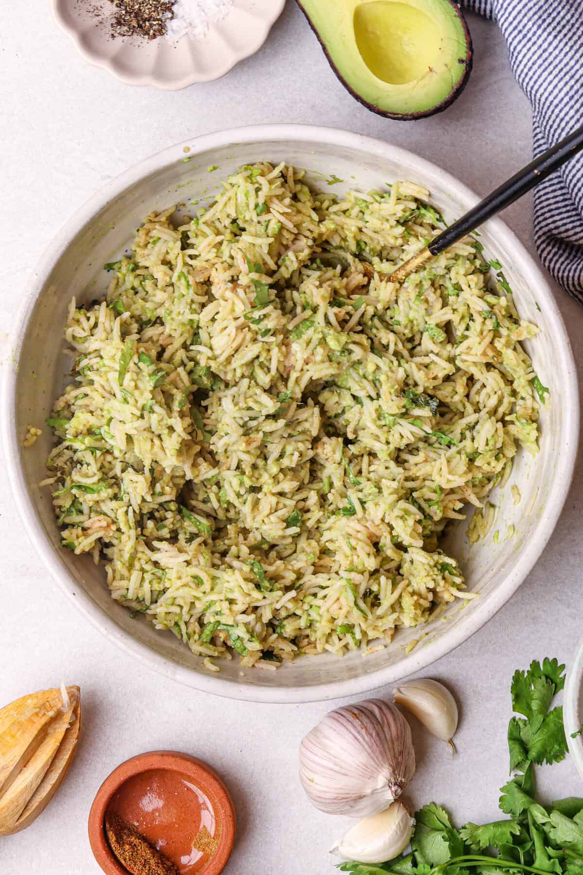 Avocado Cilantro Lime Rice - Food Faith Fitness