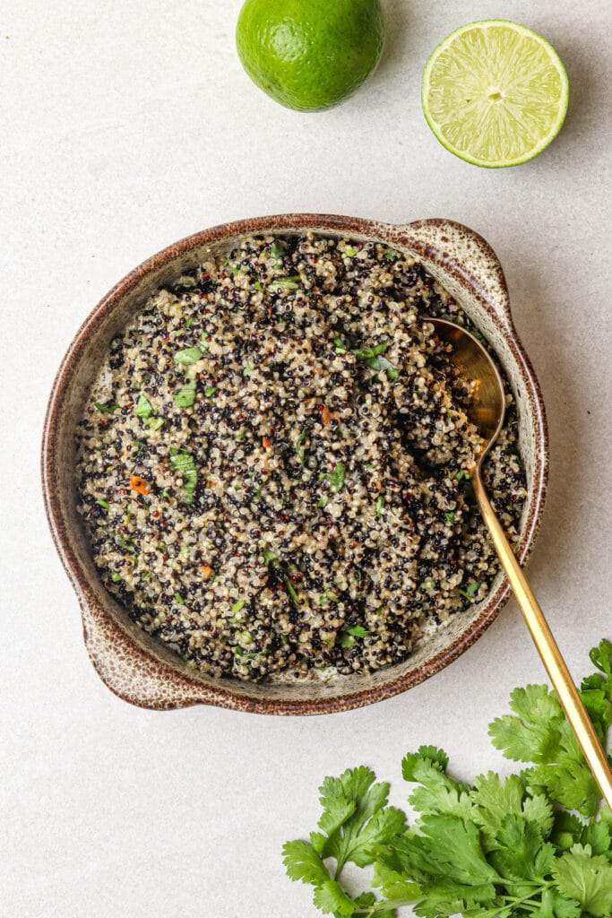 Cilantro Lime Quinoa featured image top shot