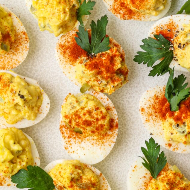 Classic Southern Deviled Eggs featured image below