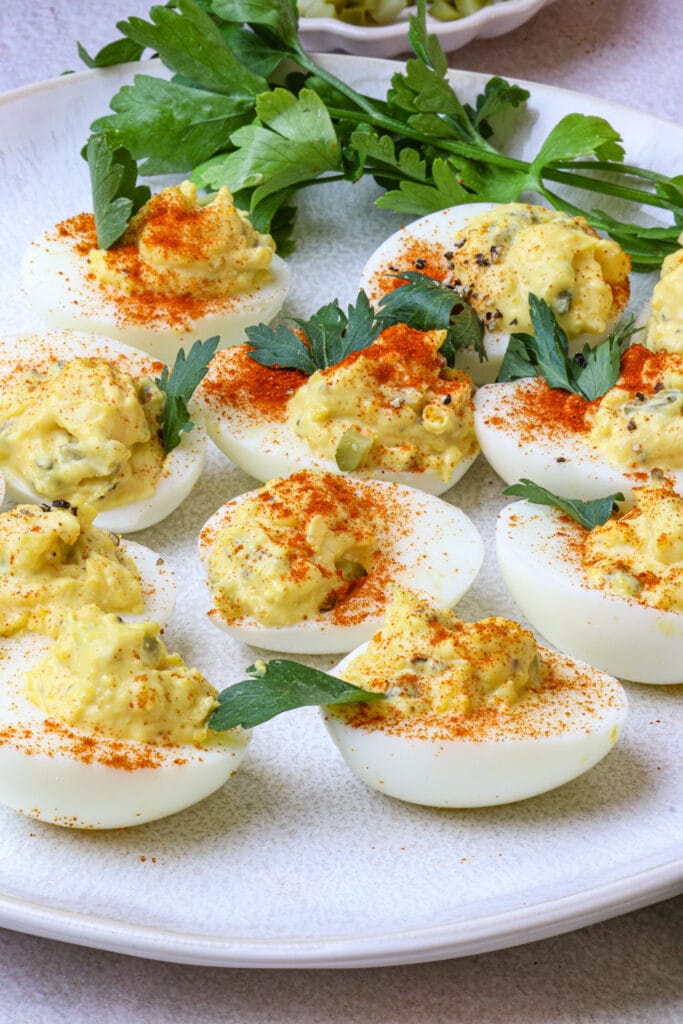 Classic Southern Deviled Eggs featured image below