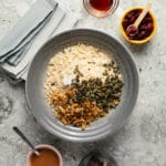 Easy Vegan Granola Recipe steps top shot