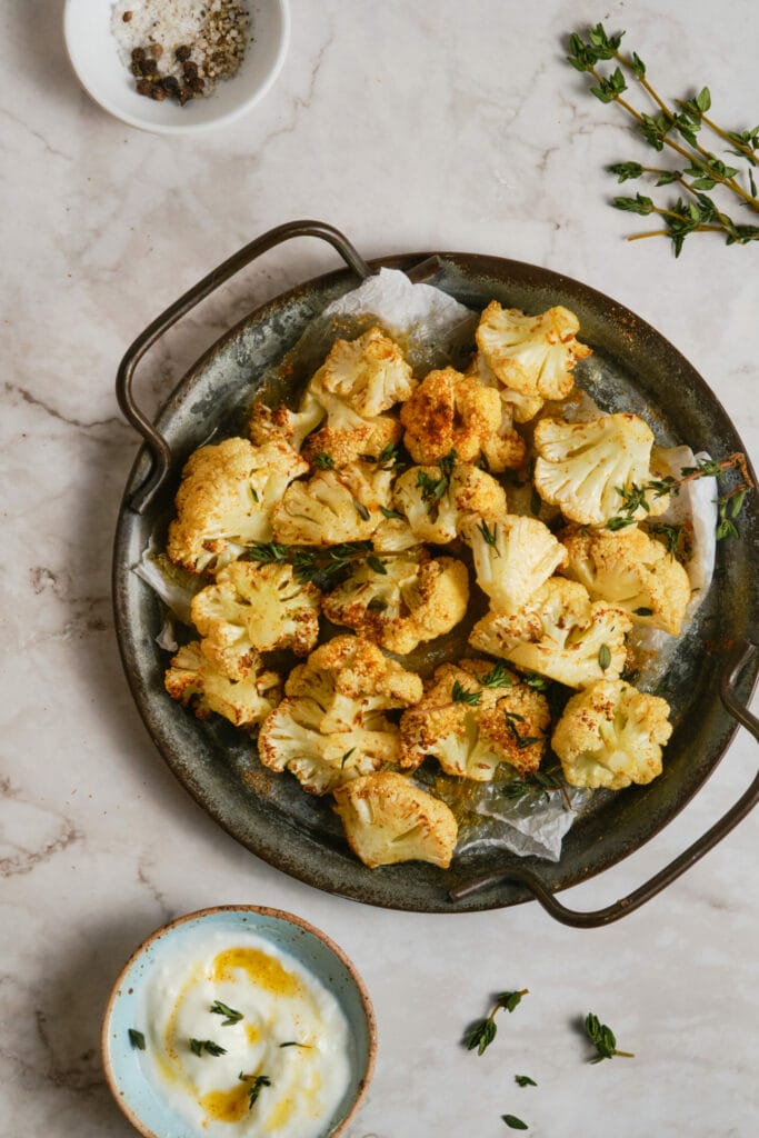Perfect Roasted Cauliflower Recipe top shot