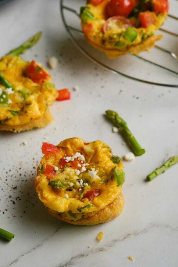 Egg Muffins Recipe featured image side shot